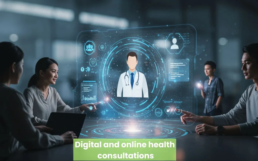 Digital and online health consultations