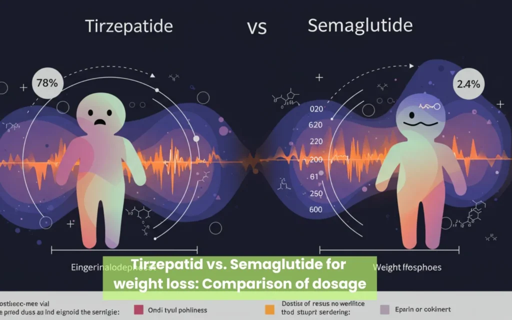 Tirzepatid vs. Semaglutide for weight loss Comparison of dosage